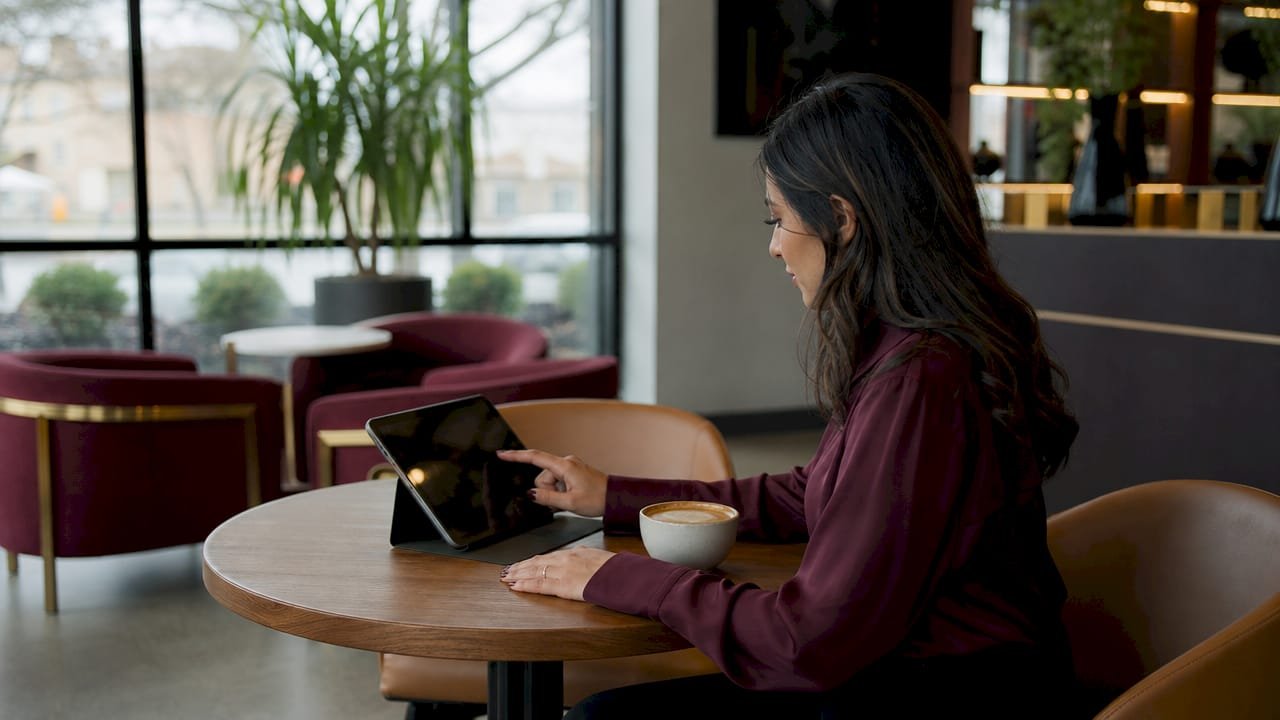 Hands integrating online booking payment system