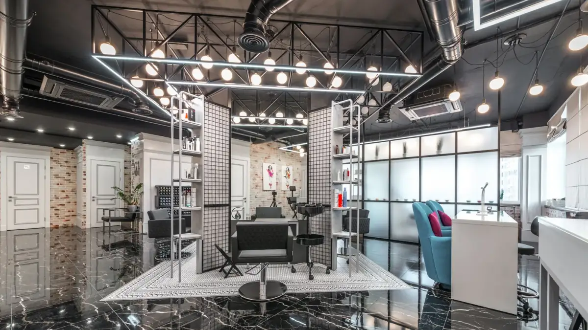 A small private beauty studio