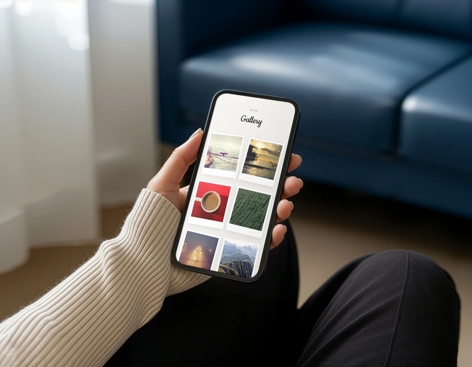 Branded sections of a BookReady booking site, hero, services, gallery, and policies