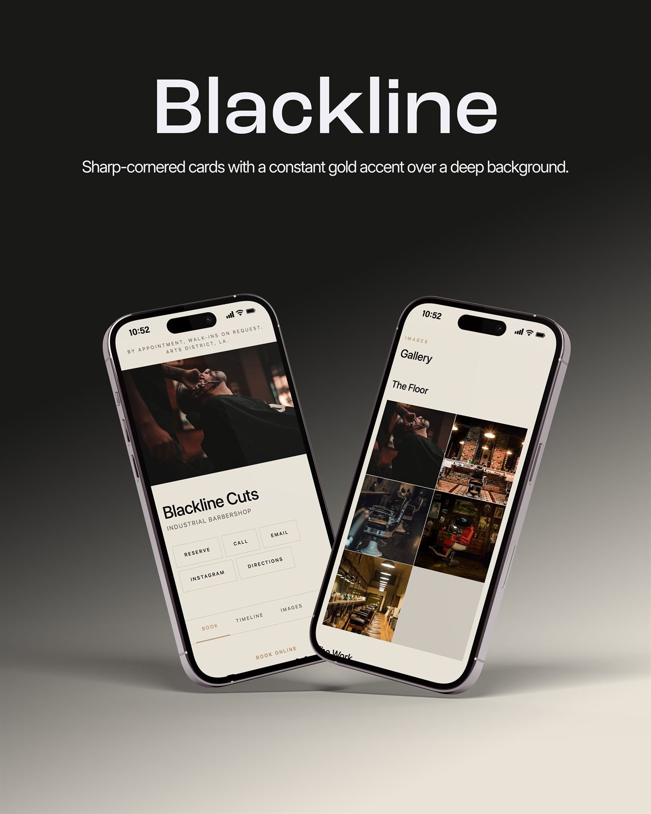 Blackline template cover