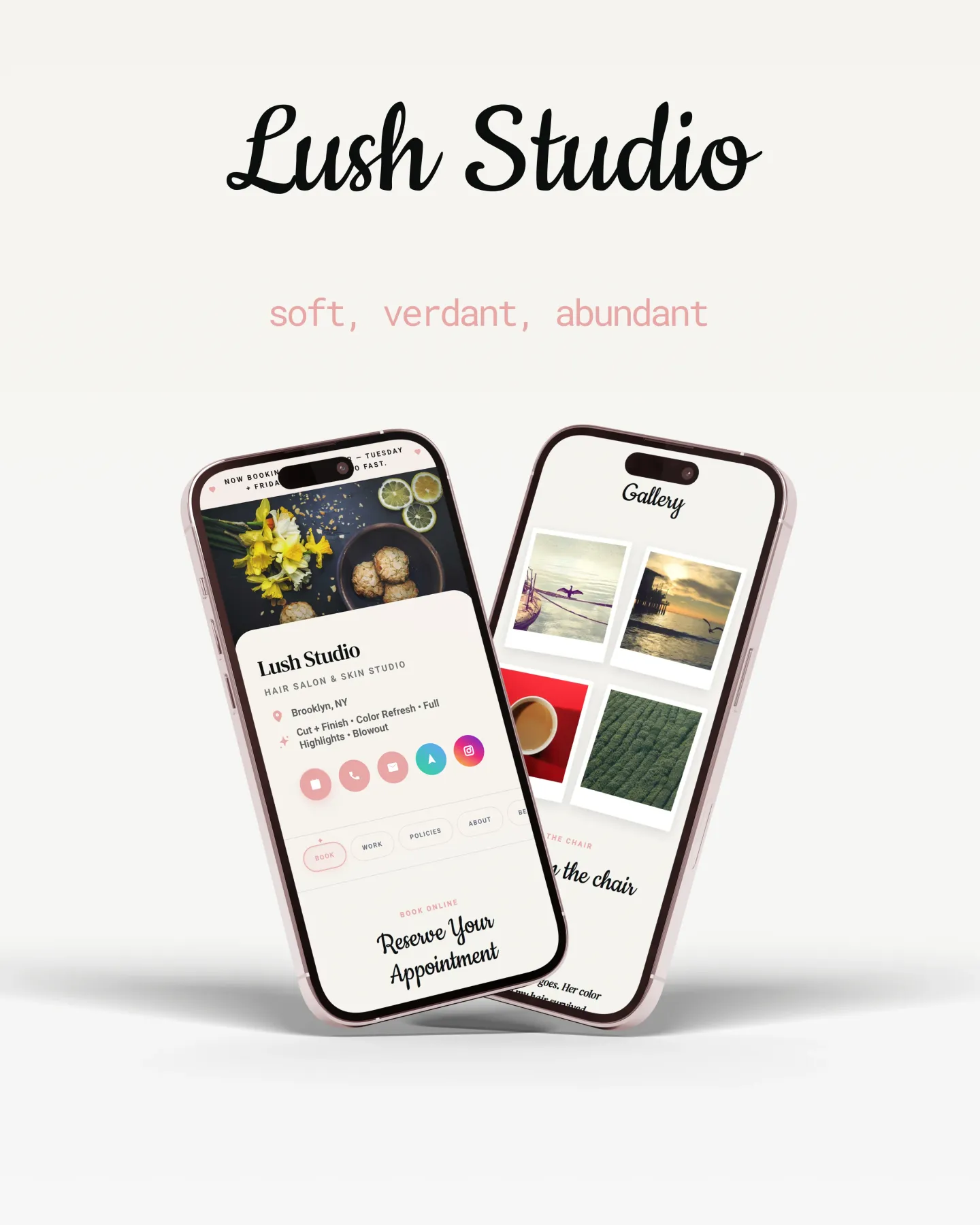 Lush Studio example site