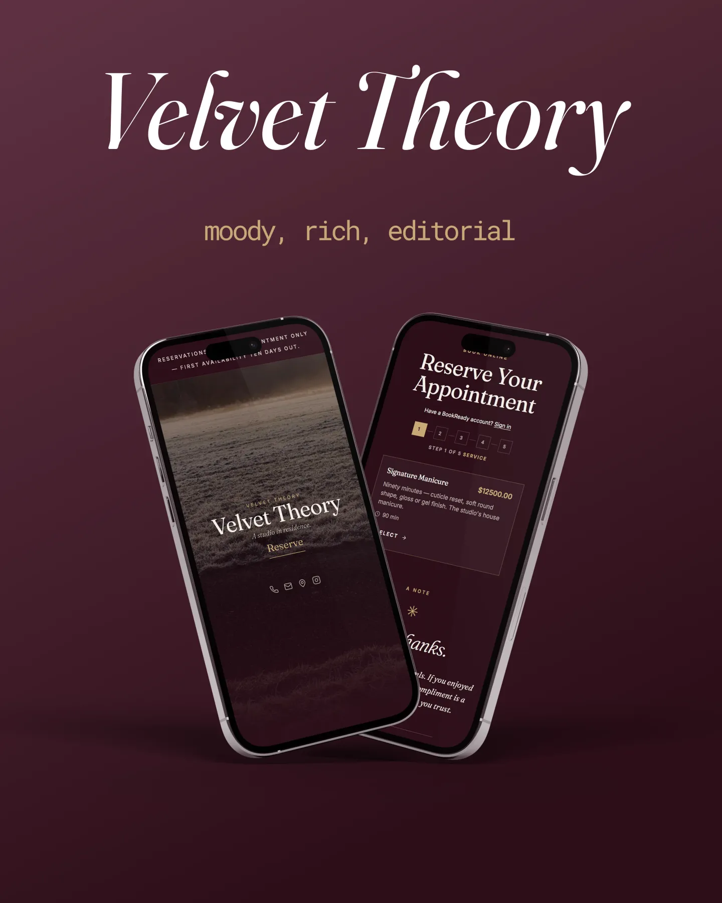 Velvet Theory template